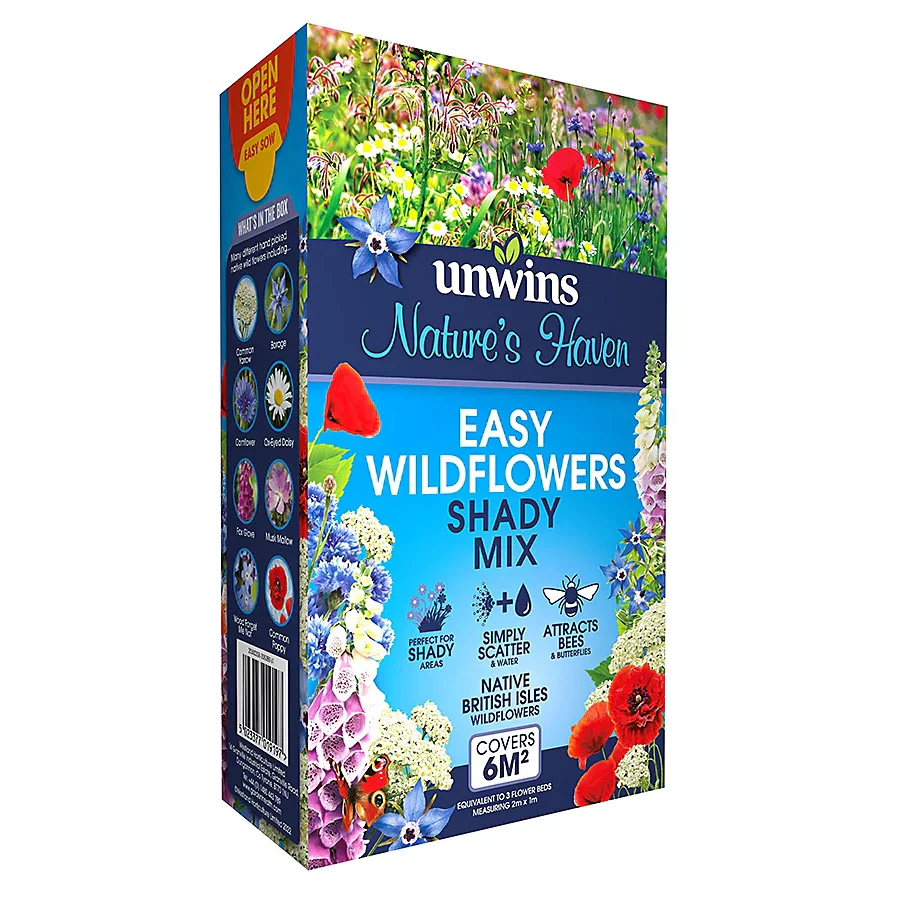 Unwins Nature's Haven Easy Wildflowers Shady Mix 1.2kg