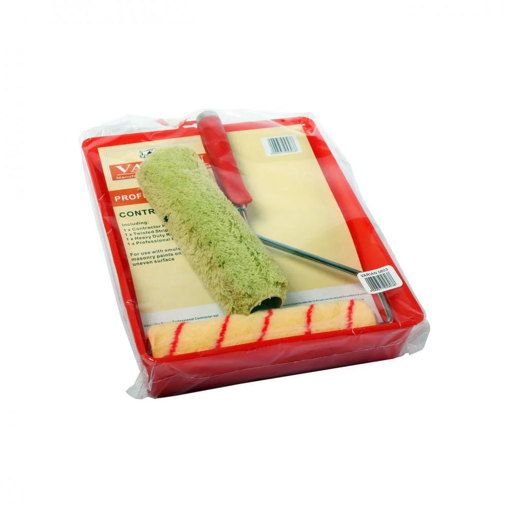 Varian Contractor Paint Roller Set 9in - 3 Piece
