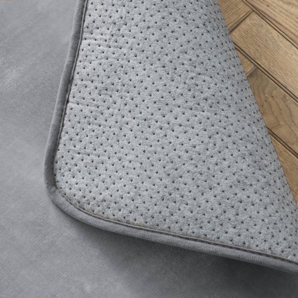 Velvet Touch Rug 100 x 150cm Silver - Image 4