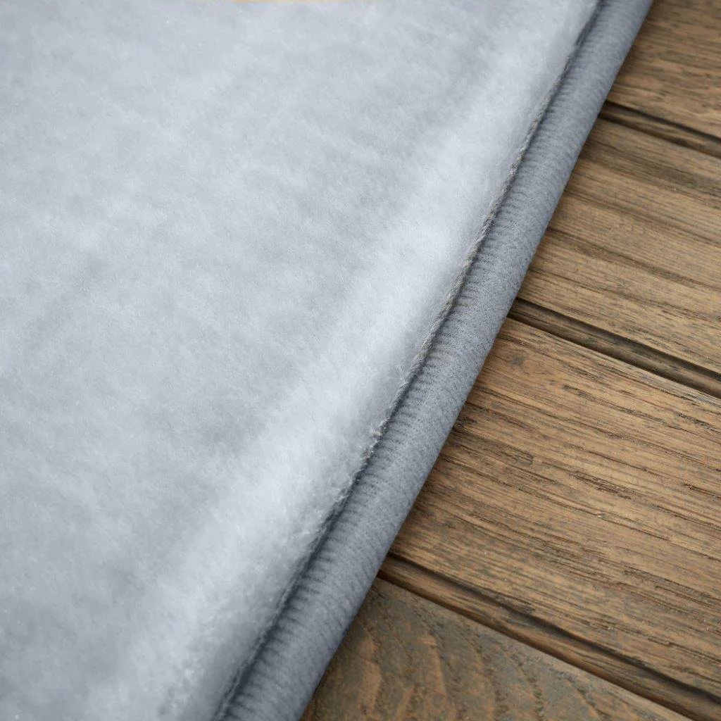 Velvet Touch Rug 100 x 150cm Silver - Image 5