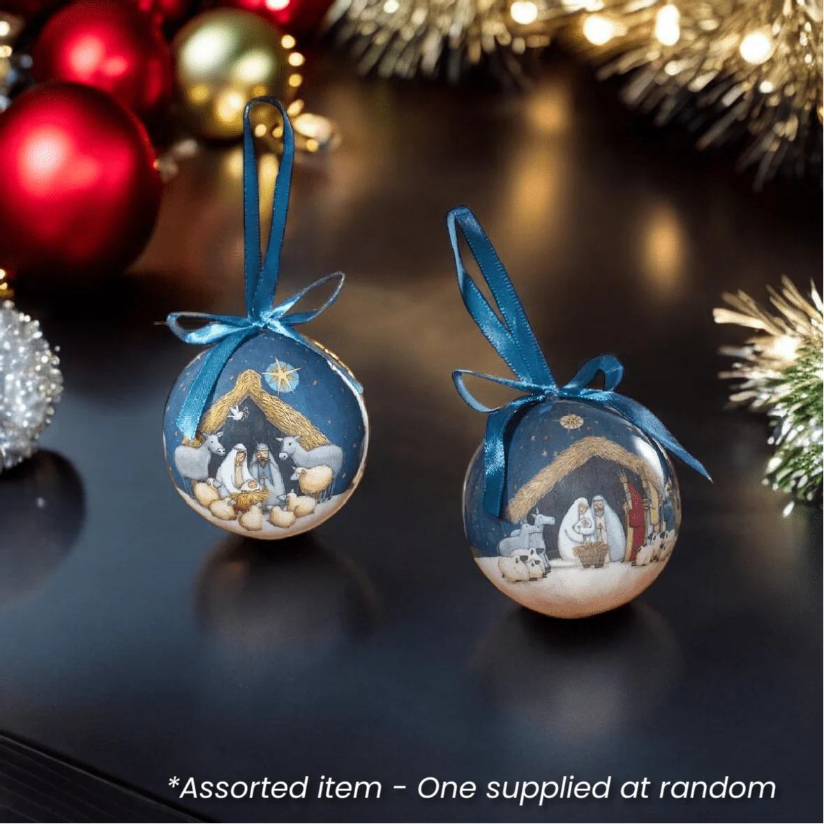Vintage Nativity Bauble - One Supplied*