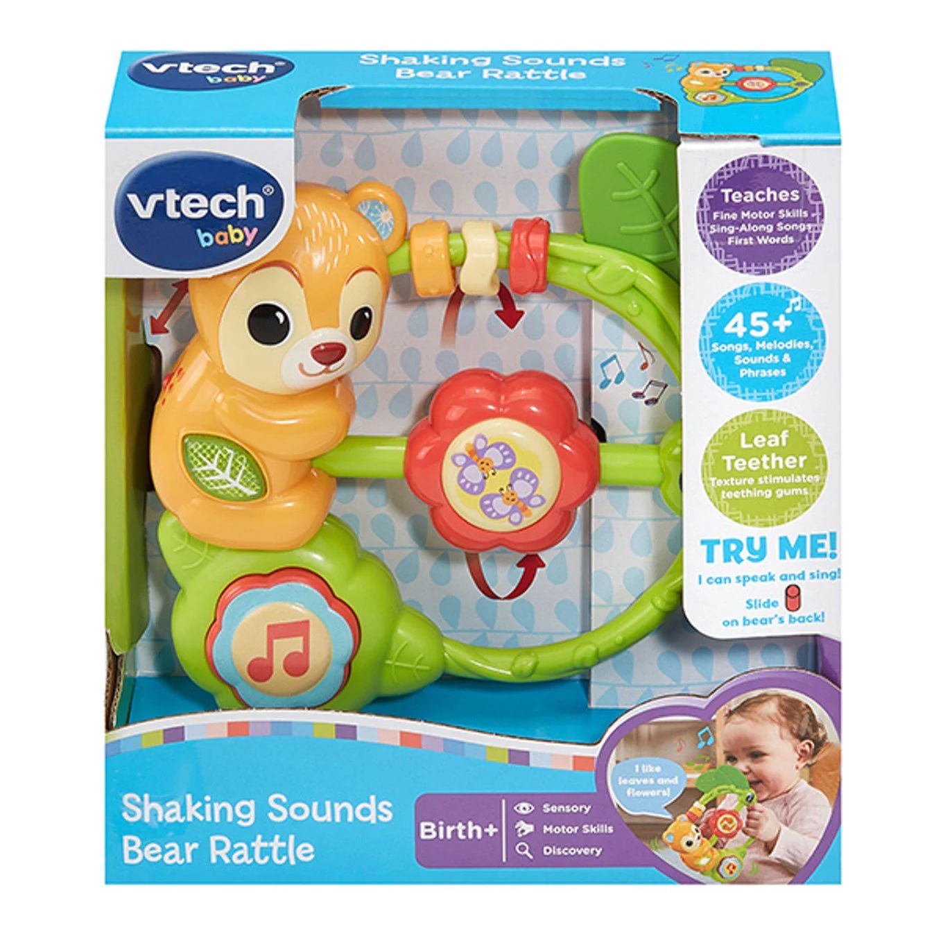 VTech Shaking Sounds Bear Rattle