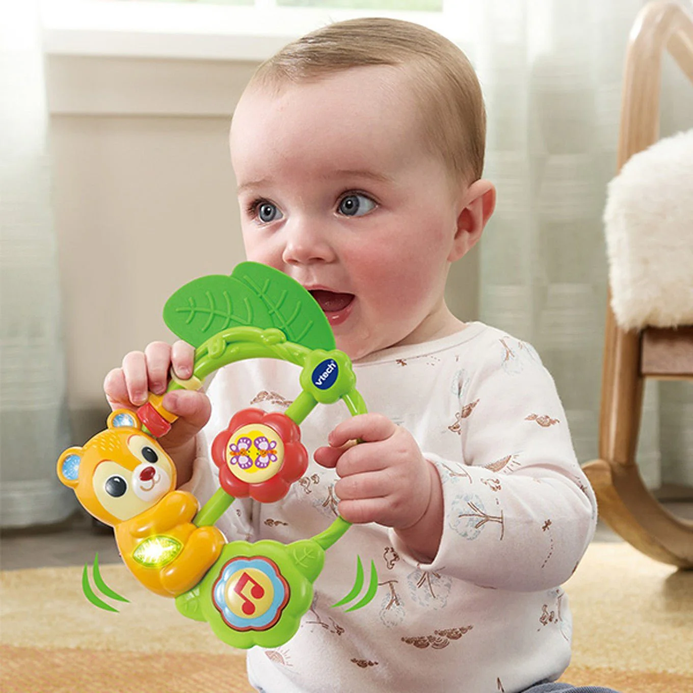 VTech Shaking Sounds Bear Rattle - Image 3