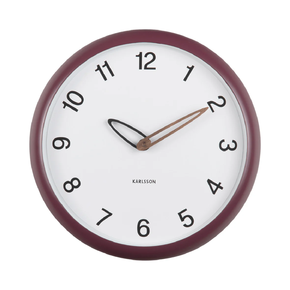 Wall Clock Bella Dark Mauve