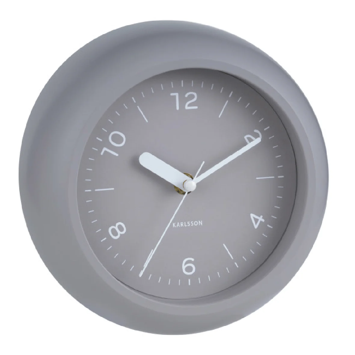 Wall Clock Slope Warm Grey