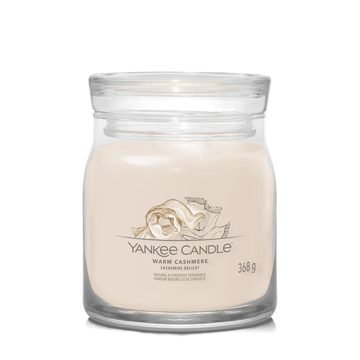 Warm Cashmere Signature Medium Jar Yankee Candle 368g