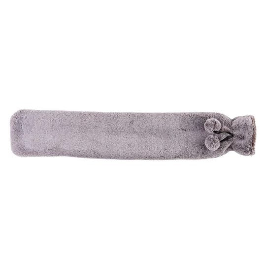 Warmies® Rolled Long Hot Water Bottle – Marshmallow Grey Fur - Image 3
