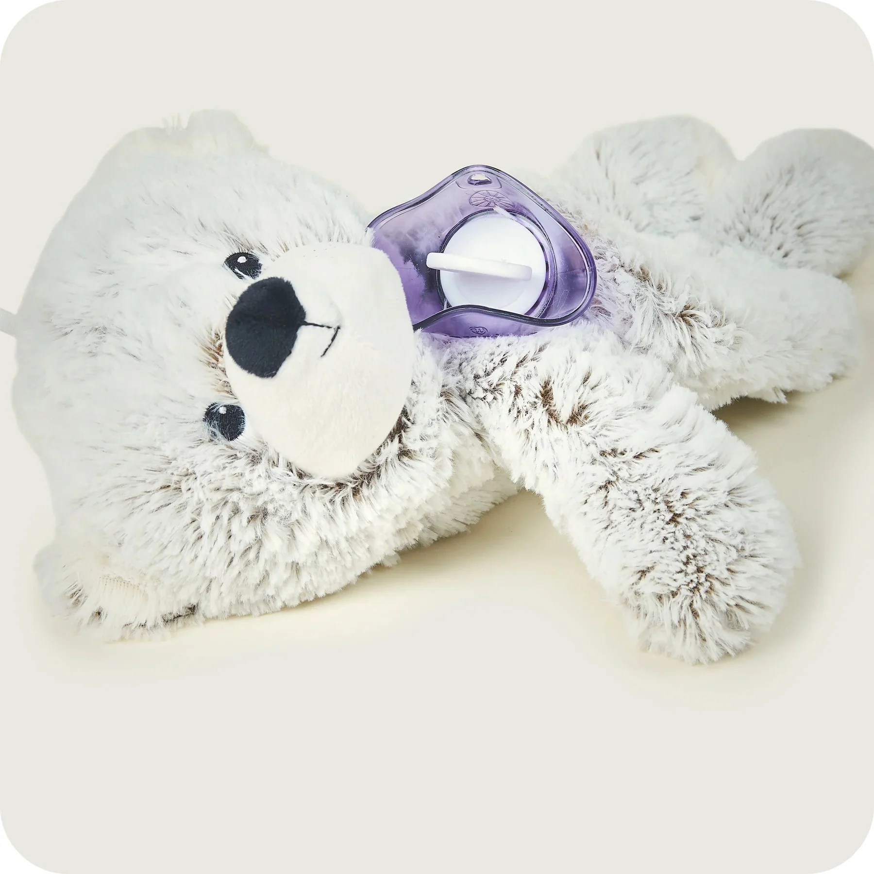 Warmies 3D Square Hot Water Bottle Marshmallow Bear - Image 3