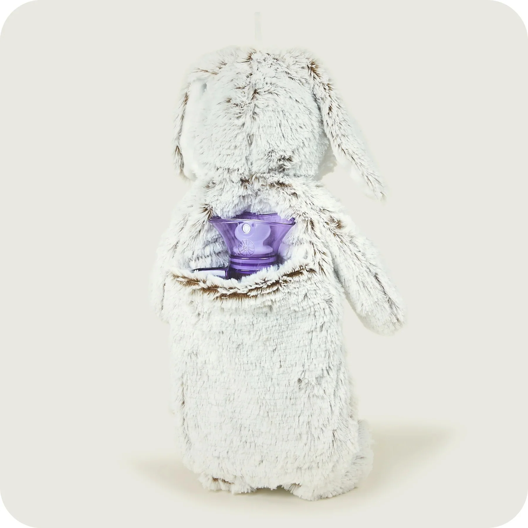 Warmies 3D Square Hot Water Bottle Marshmallow Bunny - Image 2