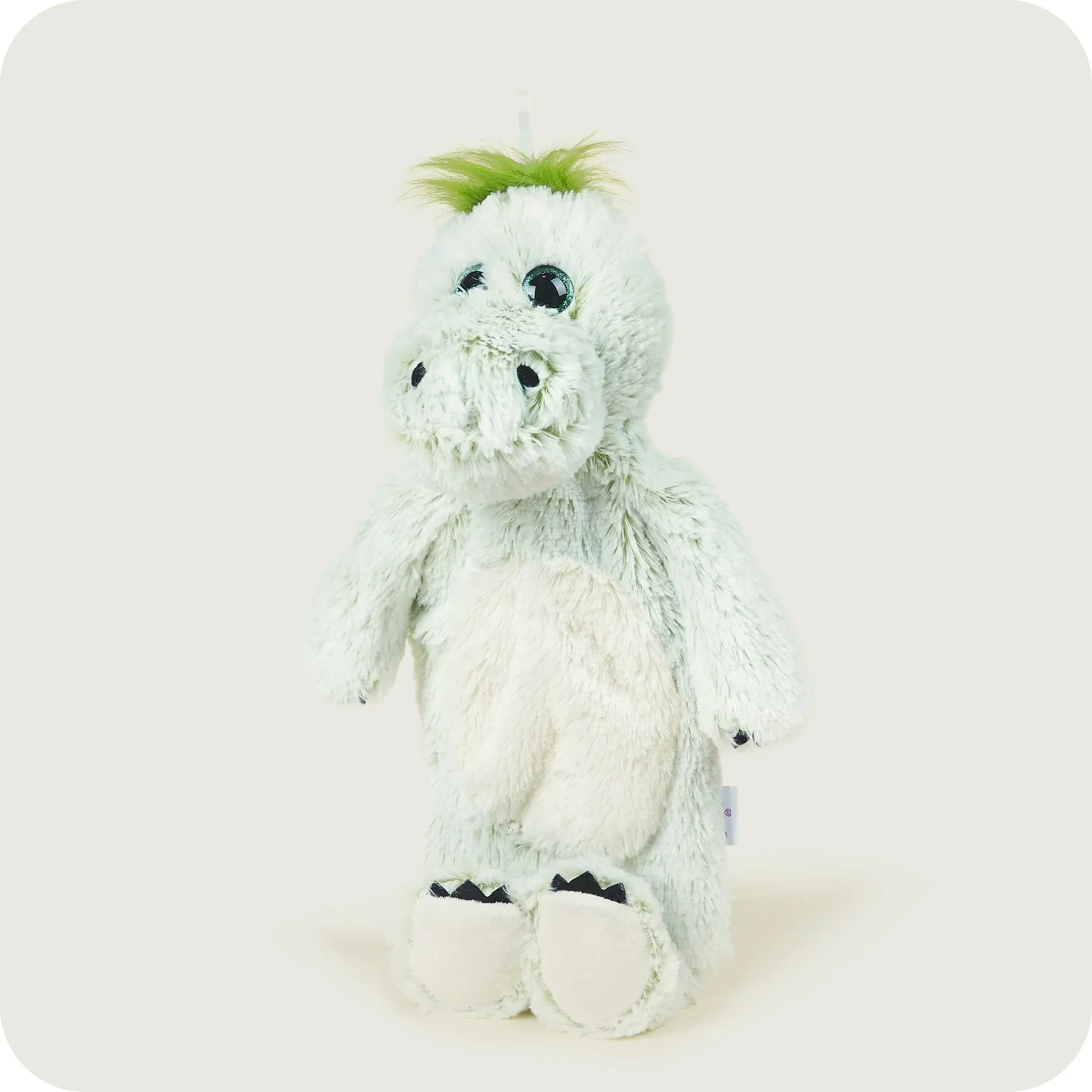 Warmies 3D Square Hot Water Bottle Marshmallow Dinosaur