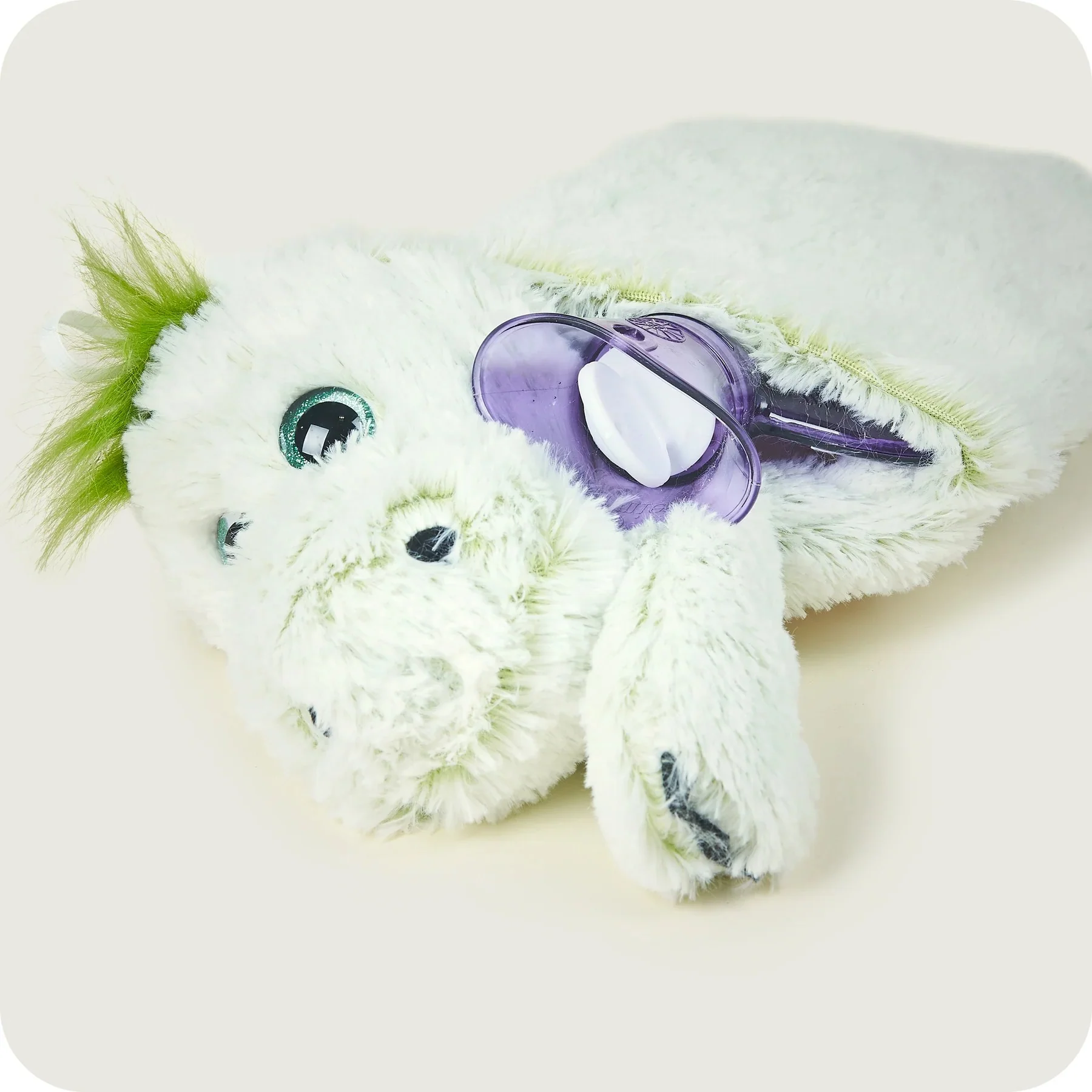 Warmies 3D Square Hot Water Bottle Marshmallow Dinosaur - Image 3