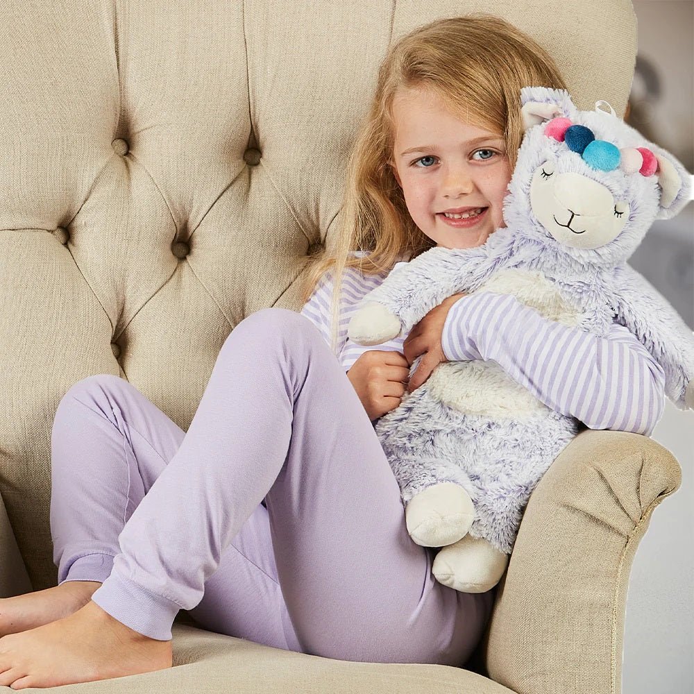 Warmies 3D Square Hot Water Bottle Marshmallow Llama - Image 5