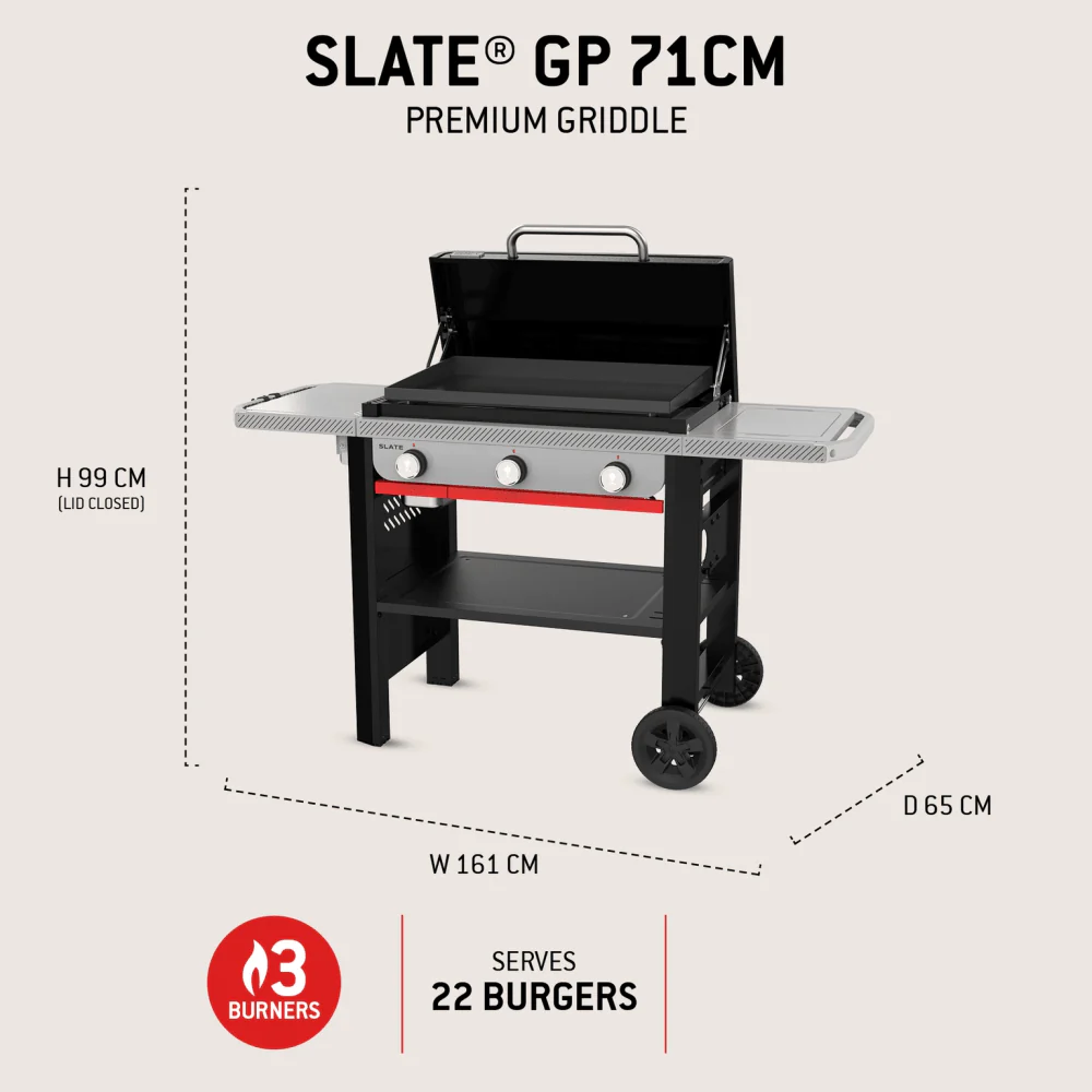 Weber 71cm Slate Griddle – Black - Image 3