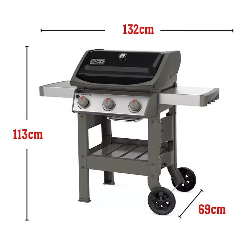 Weber Spirit II E-310 GBS Gas Barbecue - Image 4