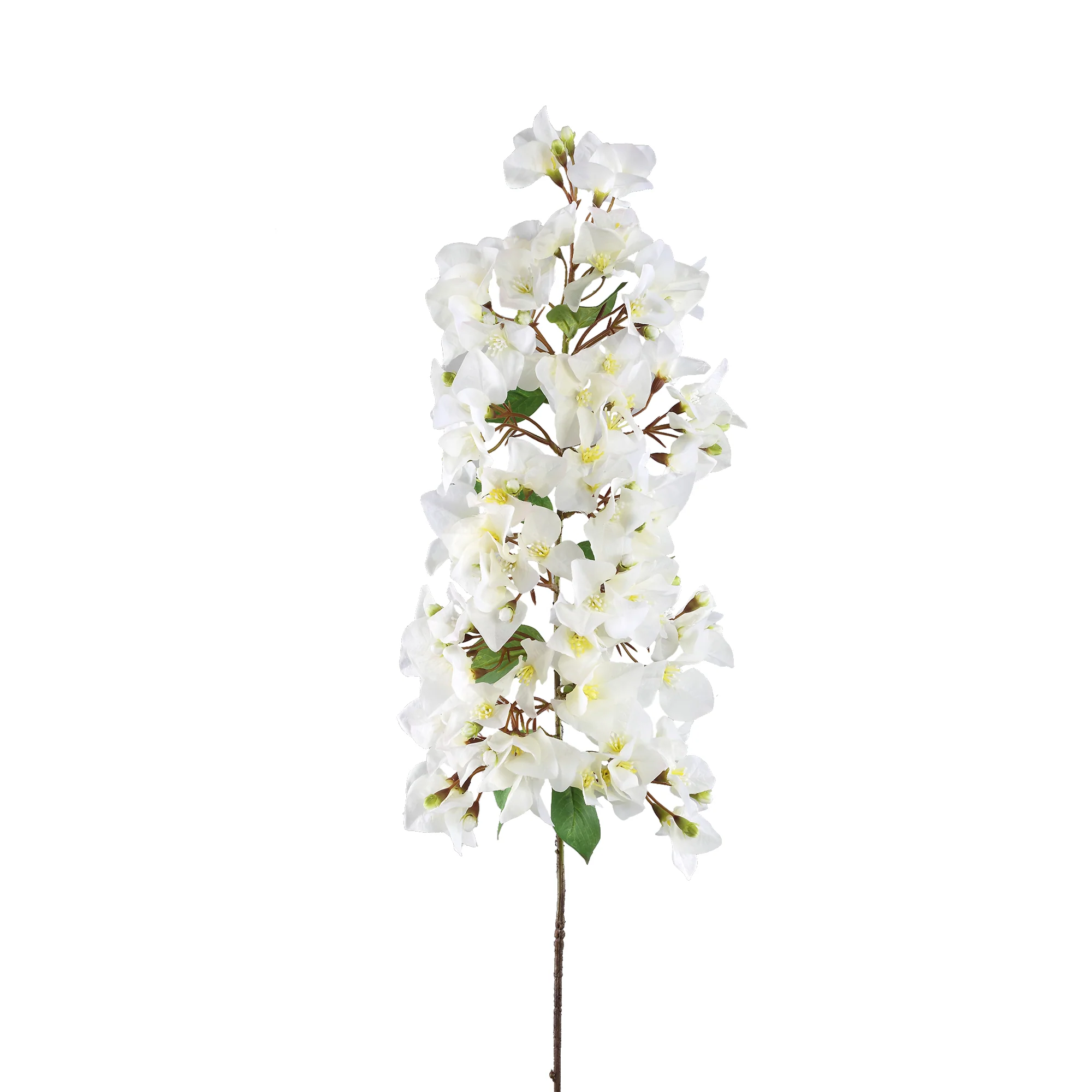 White Bougainvillea 40 x 101cm Hanging Artificial Flower