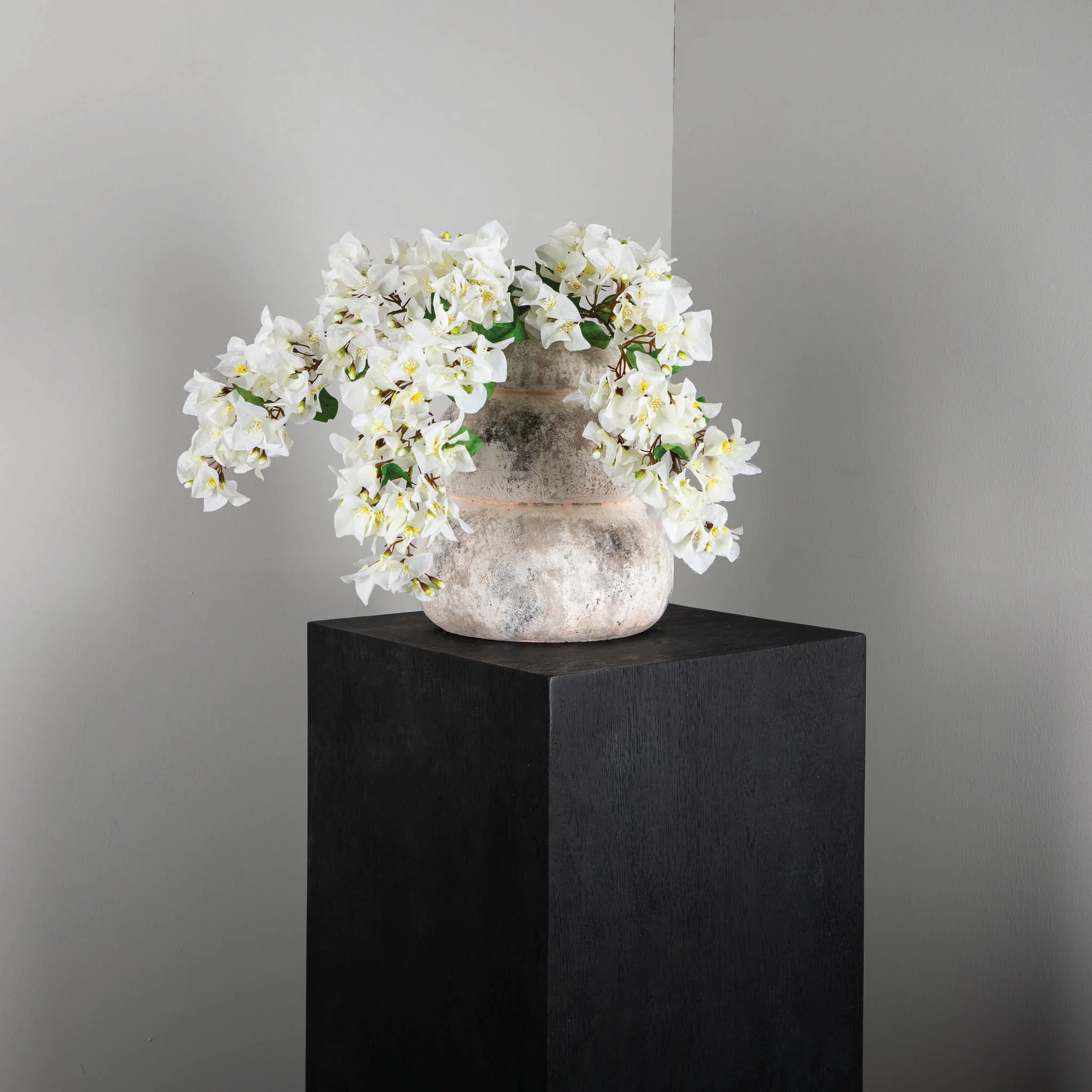 White Bougainvillea 40 x 101cm Hanging Artificial Flower - Image 2