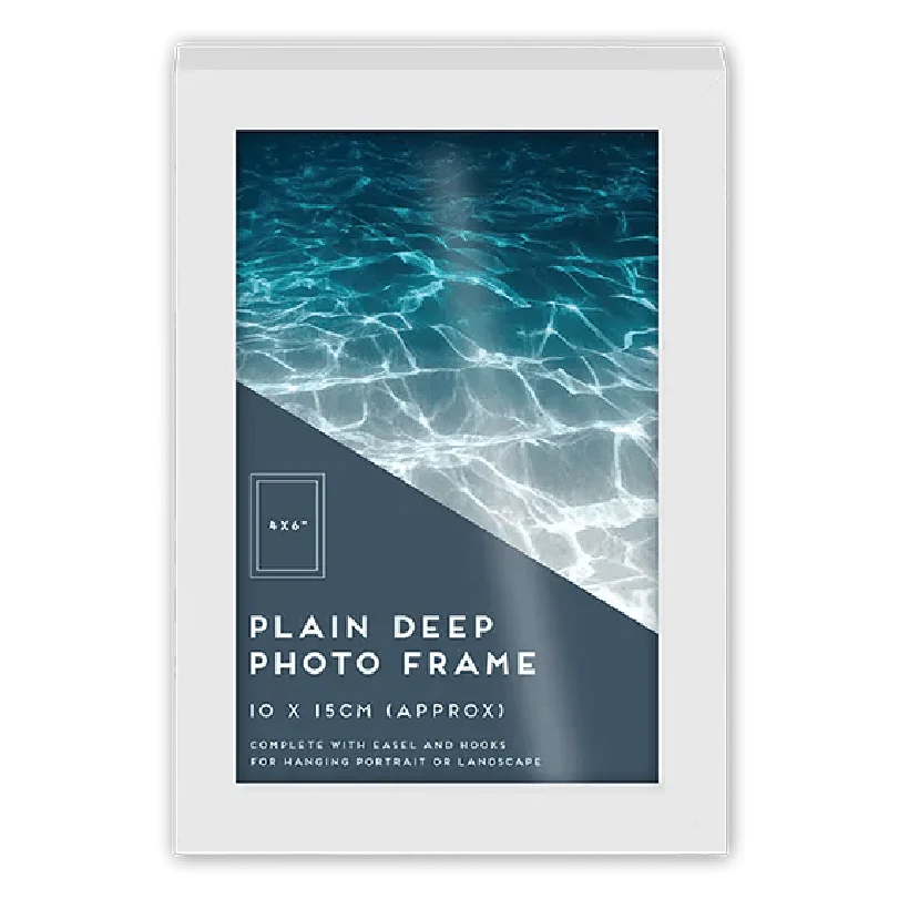 White Photo Frame 4" x 6"