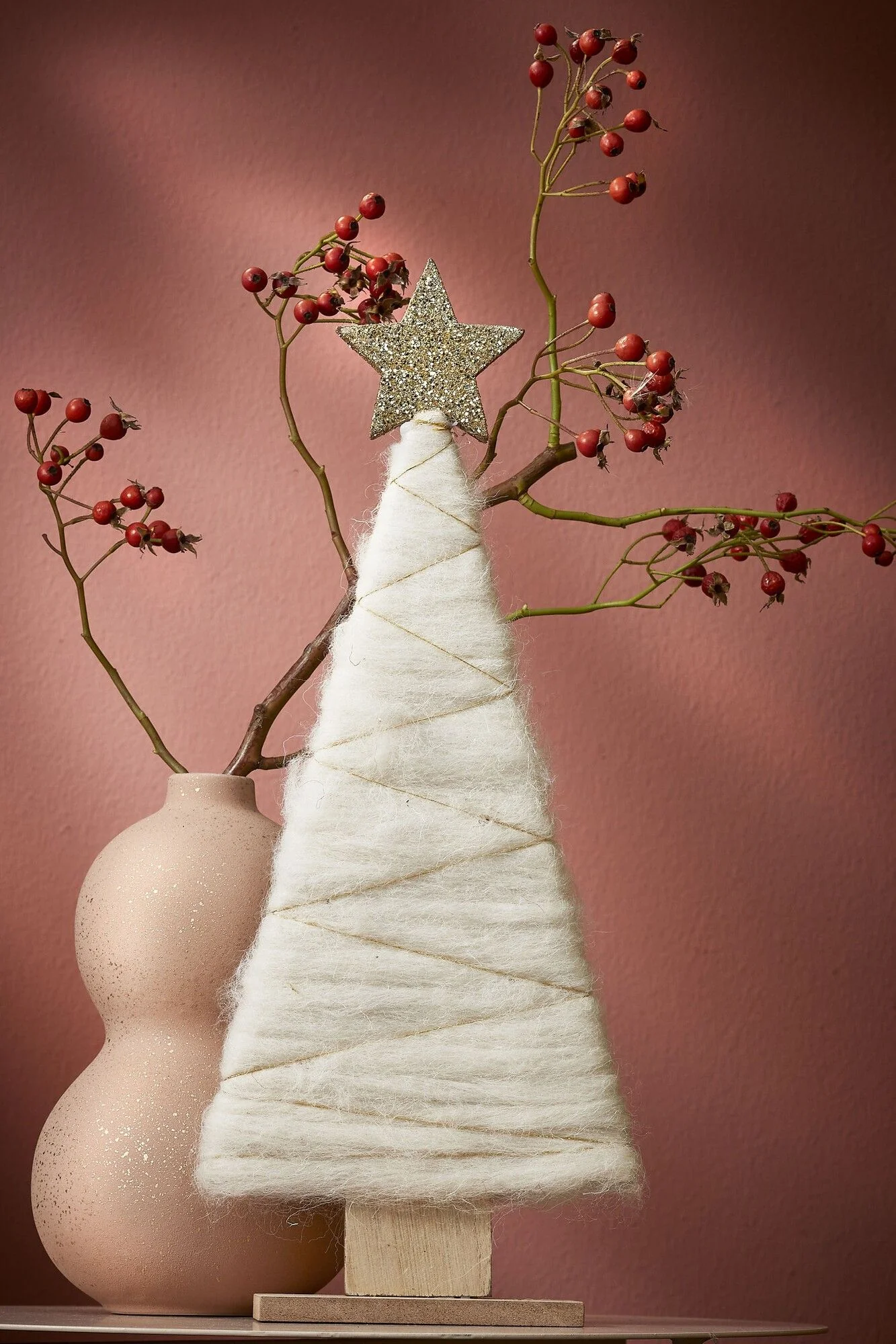 White Tree Decoration 40cm - Image 3