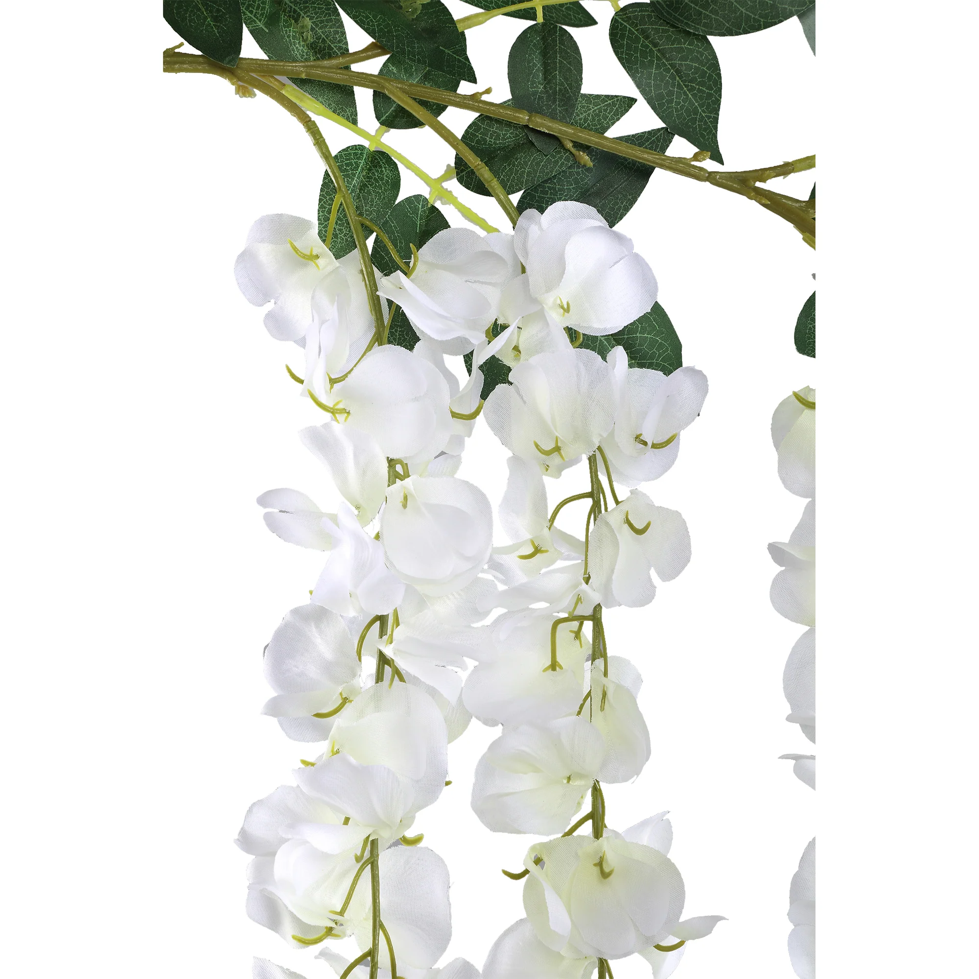 White Wisteria 167cm Hanging Artificial Flower - Image 3