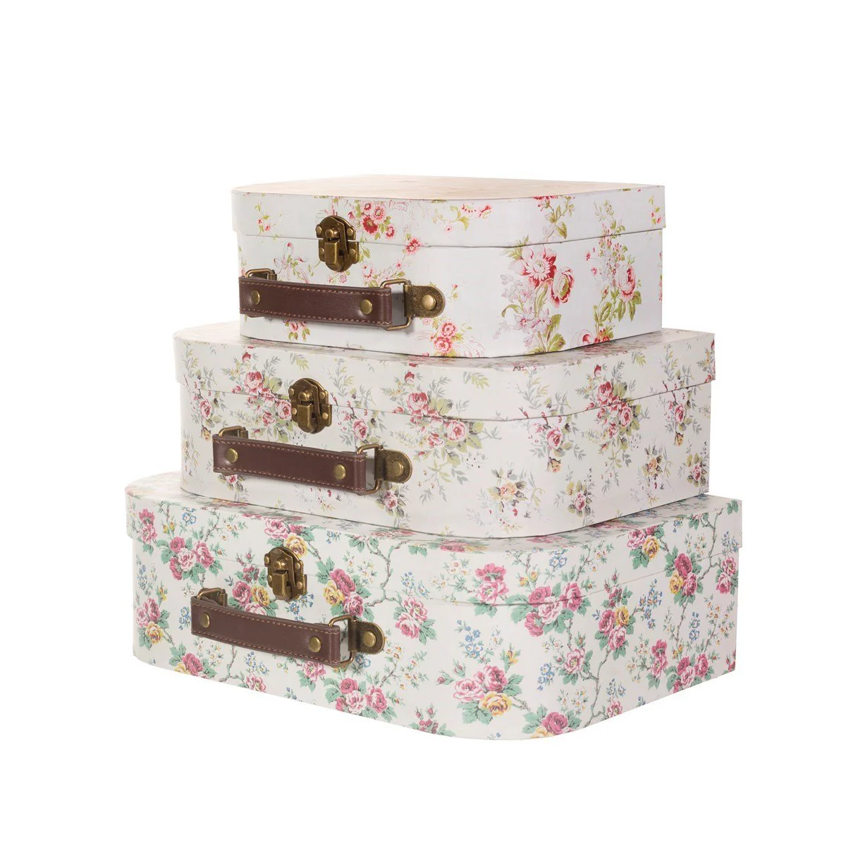 Wild Rose Mini Suitcases - Set Of 3 - Image 6