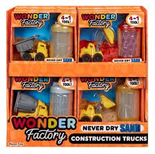 Wonder Factory Never Dry Sand Construction Trucks Assorted Styles - Image 3