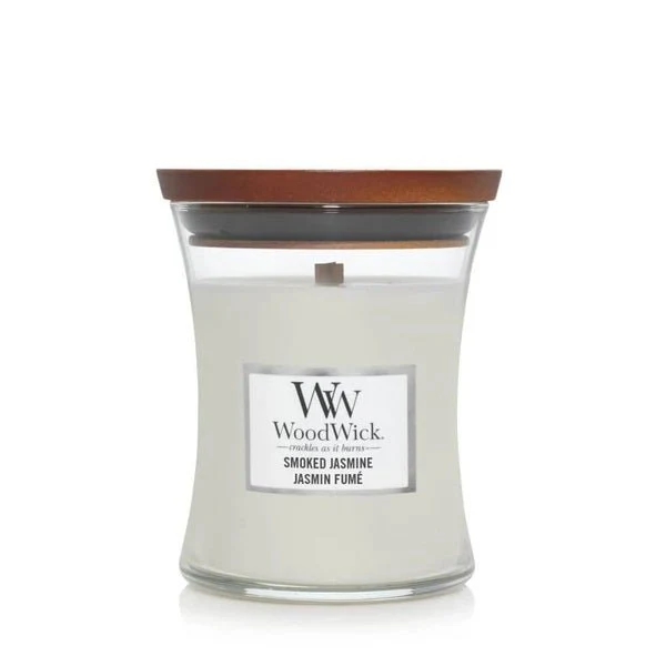 WoodWick Smoked Jasmine Medium Jar Candle