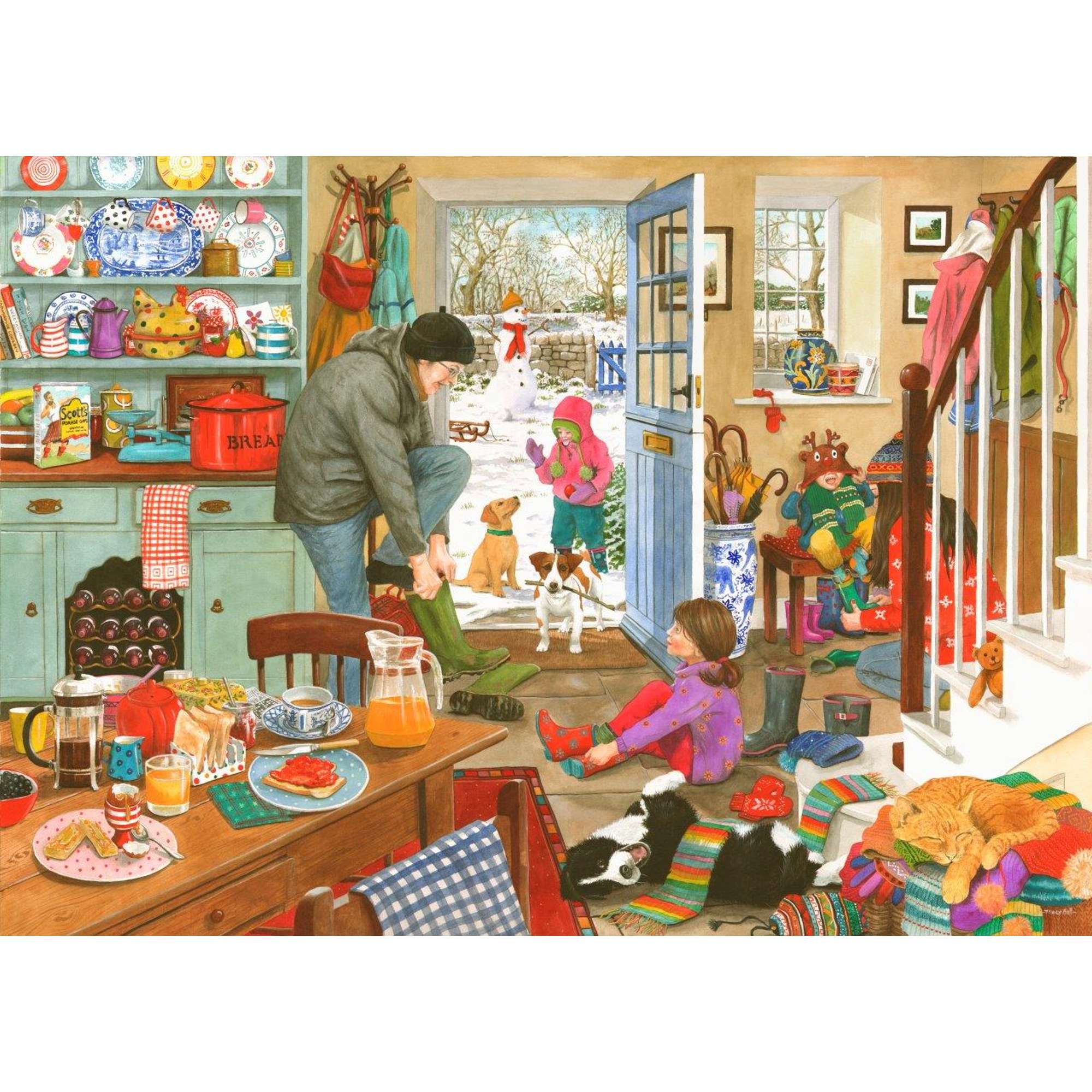 Woolly Hats & Wellies 1000 Piece Puzzle