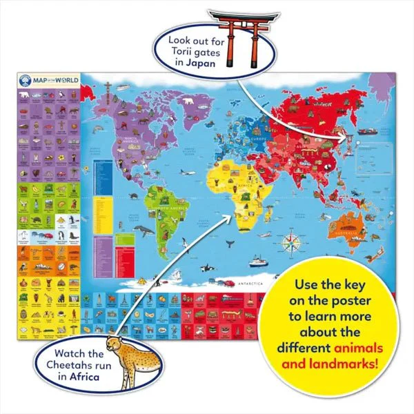 World Map Giant Puzzle - Image 4