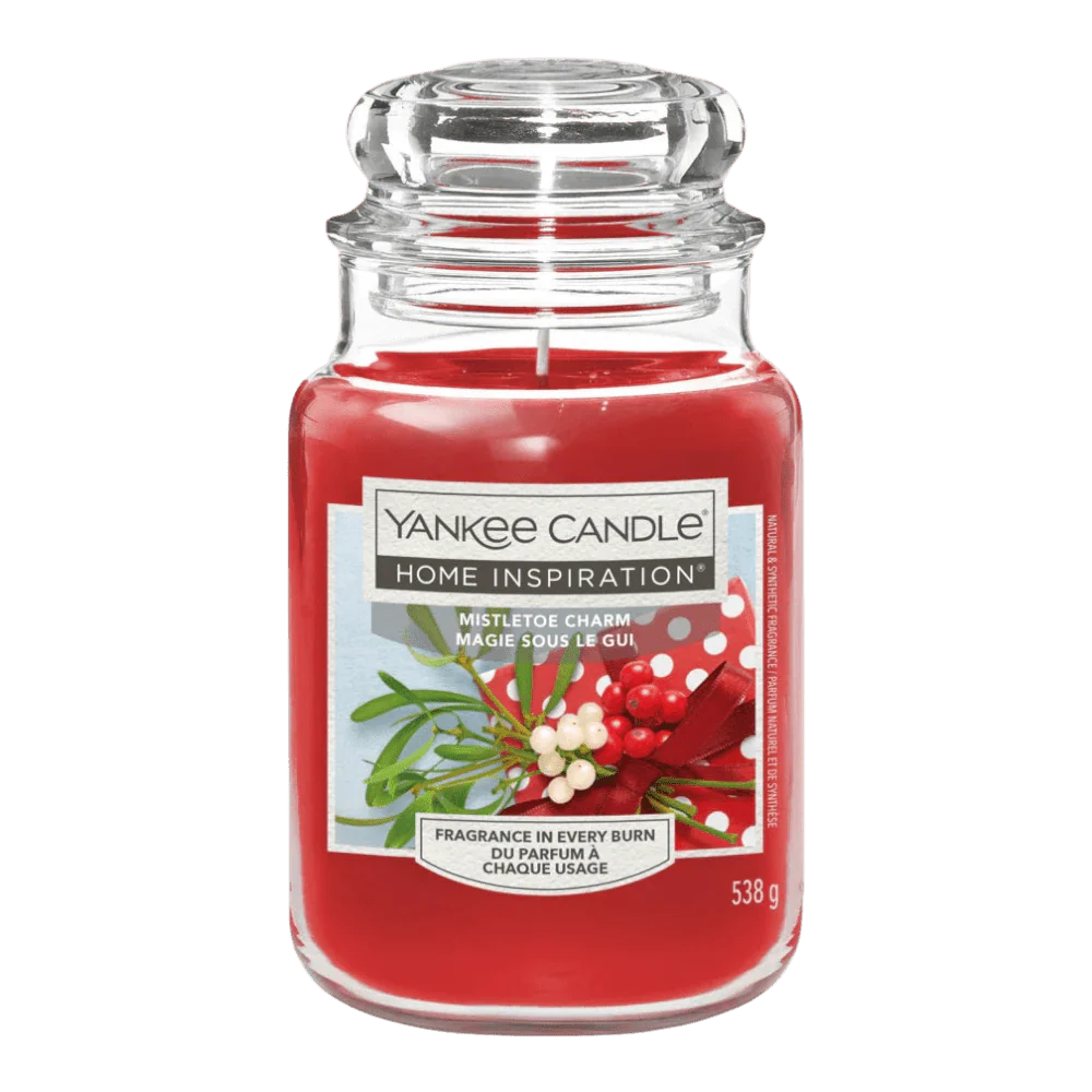 Yankee Candle Home Inspiration Large Jar Candle – Mistletoe Charm