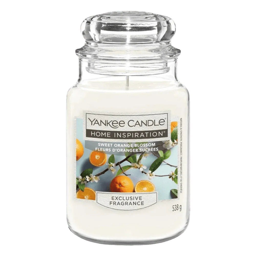 Yankee Candle Home Inspiration Large Jar Candle – Sweet Orange Blossom - Image 3
