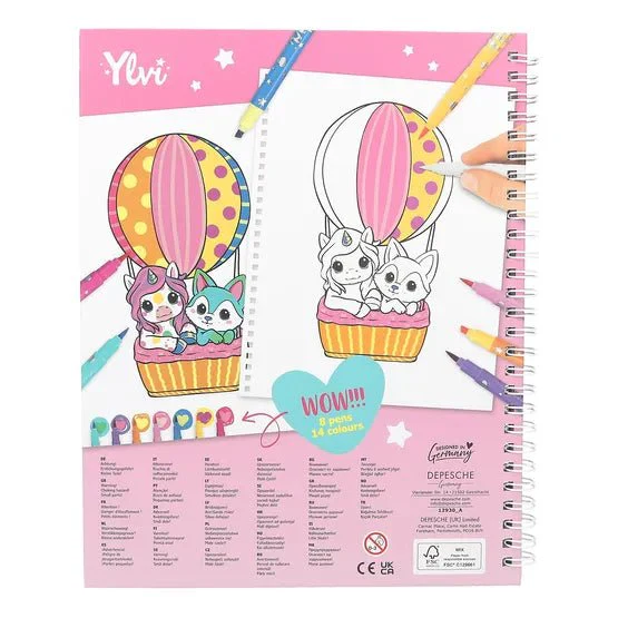 Ylvi - Colouring Book with Pen Set - Image 5