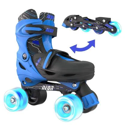 Yvolution Neon Combo Skates Blue (UK 11-1) - Image 3