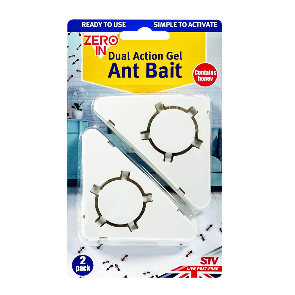 Zero In Dual Action Ant Bait Gel (Twin Pack)